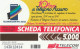 SCEDA TELEFONICA - TELEFONO AZZURRO (2 SCANS) - Públicas Temáticas