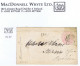 Ireland Wexford 1842 1d Pink Env With Fancy Framed "No2" RH Of Kyle, Stamp Cancelled By Enniscorthy Maltese Cross - Vorphilatelie