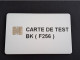 ARGENTINA CHIPCARD / CARTE DE TEST / BK (F256) / WHITE CARD    **13698** - Argentine