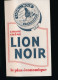 Publicité Ancien Buvard - Le Lion Noir Cirage Crème - L