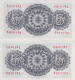 CRBS0805 PAREJA CORRELATIVA BILLETES ESPAÑA 5 PESETAS 1947 SIN SERIE SIN CIRCULAR - 5 Pesetas