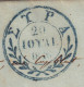 LETTRE. GRECE. 1845. POUR MONTPELLIER. TAXE 14. ENTREE GRECE MARSEILLE 1 - ...-1861 Voorfilatelie