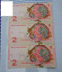 Australian Lunar Silver Reserve Triplet Commemorative Note 2 Yuan Sheep Year Zodiac Lunar Silver Commemorative Note，UNC - Colecciones & Series