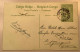 BASANKUSU1917entier Postal Illustré5c PONTHIERVILLE STATION54>Nijmegen Netherlands (Congo Belge Ananas Postal Stationery - Cartas & Documentos