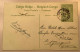 BASANKUSU1917entier Postal Illustré5c PONTHIERVILLE STATION54>Nijmegen Netherlands (Congo Belge Ananas Postal Stationery - Briefe U. Dokumente