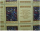 RUSSIA 1989 MNH (**)YVERT 5651-5655 The Epic Of The Peoples Of The USSR. Series (5). Sheets (3x6) - Full Sheets