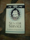 England Senior Service Paquet Rigide De 5 Cigarettes Vide - Publicité Air France - Altri & Non Classificati