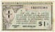 1 DOLLAR MILITARY PAYMENT CERTIFICATE UNITED STATES SERIES 461 17/09/1946 BB/BB+ - Geallieerde Bezetting Tweede Wereldoorlog