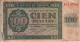 BILLETE DE ESPAÑA DE BURGOS DE 100 PTAS 20/05/1936 SERIE X  (BANK NOTE) - 100 Pesetas