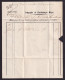 629/39 -- CHEMINS DE FER Du FLENU - Lettre TP Médaillon 10 C Barres 105 ST GHISLAIN 1862 Vers Le Régisseur à QUAREGNON - Autres & Non Classés