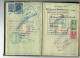 Delcampe - 1558,GREECE,UK,NIGERIA 1948-1958 COMPLETE 72 PAGES GREEK PASSPORT(FAULTS)90 STAMPS AND REVENUES, 29 SCANS - Nigeria (...-1960)