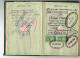 Delcampe - 1558,GREECE,UK,NIGERIA 1948-1958 COMPLETE 72 PAGES GREEK PASSPORT(FAULTS)90 STAMPS AND REVENUES, 29 SCANS - Nigeria (...-1960)