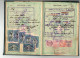 Delcampe - 1558,GREECE,UK,NIGERIA 1948-1958 COMPLETE 72 PAGES GREEK PASSPORT(FAULTS)90 STAMPS AND REVENUES, 29 SCANS - Nigeria (...-1960)