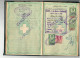 Delcampe - 1558,GREECE,UK,NIGERIA 1948-1958 COMPLETE 72 PAGES GREEK PASSPORT(FAULTS)90 STAMPS AND REVENUES, 29 SCANS - Nigeria (...-1960)