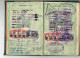 Delcampe - 1558,GREECE,UK,NIGERIA 1948-1958 COMPLETE 72 PAGES GREEK PASSPORT(FAULTS)90 STAMPS AND REVENUES, 29 SCANS - Nigeria (...-1960)