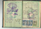 Delcampe - 1558,GREECE,UK,NIGERIA 1948-1958 COMPLETE 72 PAGES GREEK PASSPORT(FAULTS)90 STAMPS AND REVENUES, 29 SCANS - Nigeria (...-1960)