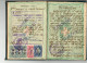 Delcampe - 1558,GREECE,UK,NIGERIA 1948-1958 COMPLETE 72 PAGES GREEK PASSPORT(FAULTS)90 STAMPS AND REVENUES, 29 SCANS - Nigeria (...-1960)