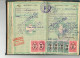 Delcampe - 1558,GREECE,UK,NIGERIA 1948-1958 COMPLETE 72 PAGES GREEK PASSPORT(FAULTS)90 STAMPS AND REVENUES, 29 SCANS - Nigeria (...-1960)