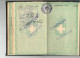 Delcampe - 1558,GREECE,UK,NIGERIA 1948-1958 COMPLETE 72 PAGES GREEK PASSPORT(FAULTS)90 STAMPS AND REVENUES, 29 SCANS - Nigeria (...-1960)