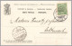 LUXEMBOURG - 1911 Privately Printed Postcard - ALBERT WÜRTH - Lux-Ville II To Echternach - 1907-24 Coat Of Arms