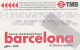 Ticket  Metro Subway Barcelona TMB - FGC - 1999-2000? - Europa