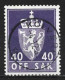 Norway 1955. Scott #O72 (U) Coat Of Arms - Service