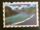 LETTRE Illustrée BAIE D'OPUNOHU TP TIKIS EN POLYNESIE 40F OBL.3-9 1985 CENTRE TRI AVION FAAA ILE DE TAHITI - Storia Postale