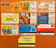 10 Different Phonecards - Levensmiddelen