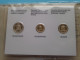 Set Of 3 Coins > ECUADOR ( DETAIL > Voir / See SCANS ) Gold Plated ! - Ecuador