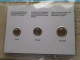 Set Of 3 Coins > CAYMAN ISLANDS ( DETAIL > Voir / See SCANS ) Gold Plated ! - Kaaiman Eilanden