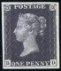 1840 Angleterre SG1 Penny Noir Neuf ** Avec Gomme, Magnifique Reproduction - Nuovi