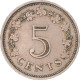 Monnaie, Malte, 5 Cents, 1972 - Malta