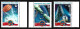 SPACE USSR 1978 INTERCOSMOS MNH Full Set Astronauts Soviet-Czechoslovak Space Program Transport Stamps Mi.# 4645 - 4647 - Collections