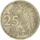 Monnaie, Guinée, 25 Francs, 1987 - Guinea