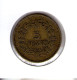 France. 5 Francs Lavrillier Bronze Aluminium 1945 - 5 Francs