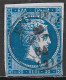GREECE 1862-67 Large Hermes Head Consecutive Athens Prints 20 L Blue To Greenish Blue Vl. 32 B / H 19 B - Gebruikt