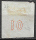 GREECE 1868-69 Large Hermes Head Cleaned Plates Issue 10 L Red Orange Vl. 38 / H 26 A Position 81 - Usados