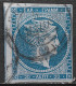 GREECE 1871-72 Large Hermes Head Inferior Paper Issue 20 L Grey Blue Vl. 48 A / H 35 B See CN !! - Oblitérés