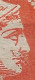 GREECE 1875-80 Large Hermes Head Athens Issue On Cream Paper 10 L Orange/white Vl. 64 Ba / H 50 A - Oblitérés