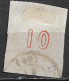 GREECE 1875-80 Large Hermes Head Athens Issue On Cream Paper 10 L Orange/white Vl. 64 Ba / H 50 A - Gebraucht