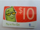 DOMINICA  $10,- PAY AS YOU GO/ RED   WITH TEXT DOMINICA RIGHT CORNER ** 14287 ** - Dominica