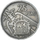 Monnaie, Espagne, 25 Pesetas, 1958 - 25 Pesetas