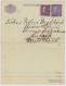 SWEDEN - 1922 Letter-Card Mi.K24Wb (p.12) Uprated Facit F179A To LÜBECK, Germany - Briefe U. Dokumente