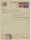 SWEDEN - 1924 Letter-Card Mi.K23a Uprated Facit F142A From Sockholm To HELSINGØR, Denmark (b) - Briefe U. Dokumente