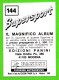 Figurina Panini Supersport 1986 - N° 144 - Marvin Hagler (USA) - Pugilato - 1980-1989
