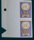 Stamps Errors Romania 1961  # Mi 2039B Pair, Printed With Full Circle Dot After The Word "session" Pair Imperfect ONU - Plaatfouten En Curiosa