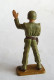 SOLDAT FIGURINE FIG STARLUX 1959 OFFICIER CHEF DE TIR 5010 (2) Socle Jaune MC - Starlux