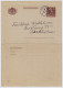 SWEDEN - 1949 Letter-Card Mi.K30A Complete (border Uncut) Used From STOCKHOLM 60 (addressed Locally) - Lettres & Documents