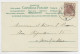 ROMANIA ROUMANIE 3 BANI  CAVAFAT 5 JAN 1902 SOLO CARTA POSTALA  FANTAISE TO FRANCE - Lettres & Documents