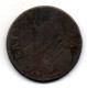 GREAT BRITAIN - 1/2 Penny, Copper, Year 1697, KM # 483.1 - B. 1/2 Penny